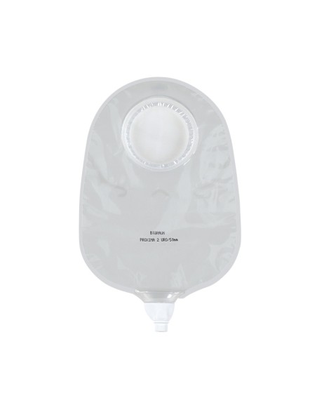PROXIMA 2 BOLSA UROSTOMÍA TRANSPARENTE 50 mm. Caja x 10