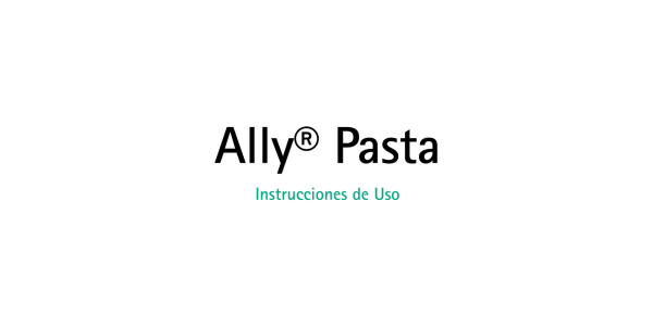 Ally® Pasta: El sellador hidrocoloide para un ajuste perfecto